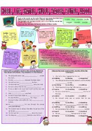 English Worksheet: COLLOCATION 54 - HOBBLE, LIMP, SHAMBLE, SHUFFLE, STAGGER, STUMBLE, WADDLE