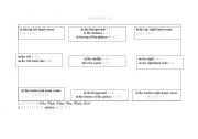English Worksheet: phrases for describing location in a picture
