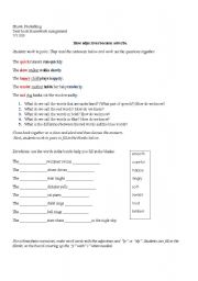 English Worksheet: How adjectives become adverbs