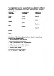 English worksheet: adjectiveEX