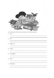 English Worksheet: Describing things