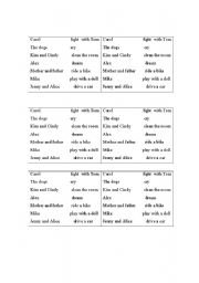 English worksheet: pr. Continuous questions