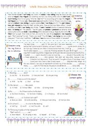 English Worksheet: Verb Tenses Revision