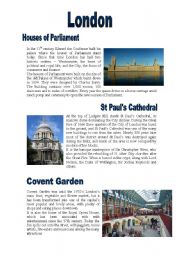 English Worksheet: London monuments 2 (24.07.09)