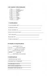 English worksheet: modal verbs