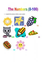 English worksheet: The Numbers