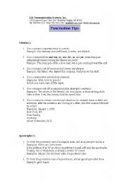 English worksheet: Writing Tips