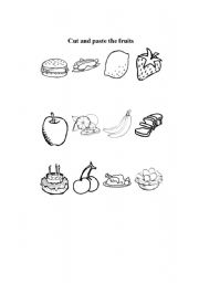 English worksheet: The Fruits