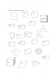 English Worksheet: Make as many sentences as you can!