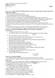 English Worksheet: Writing