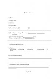 English worksheet: lets know better
