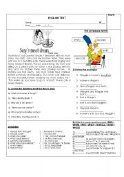 English Worksheet: ENGLISH TEST