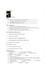 English worksheet: coraline movie activity