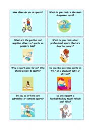 English Worksheet: Conversation Cards (part 2)