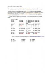 English worksheet: ordinal numbers