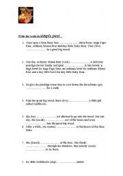 English worksheet: simple past