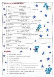 English Worksheet: Simple present