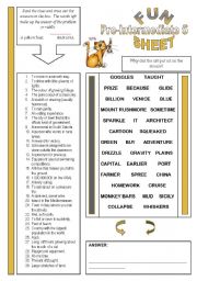 Fun Sheet Pre-Intermediate 5