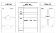 English Worksheet: Story Map Folder