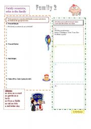 English Worksheet: Question collector - Family 2