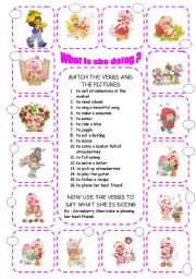 English Worksheet: STRAWBERRY SHORTCAKE