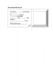 English Worksheet: My Favourite Pet