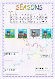 SEASONS & MONTHS- 3 PAGES-