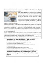 English Worksheet: coffee