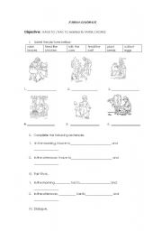 English Worksheet: Farm Chores