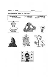 English worksheet: diseases