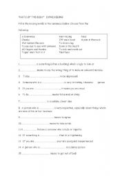 English Worksheet: 
