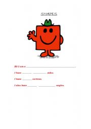 English worksheet: Basic Shapes