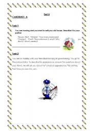 English Worksheet: ELEMENTARY SPEAKING CARDS PART 2