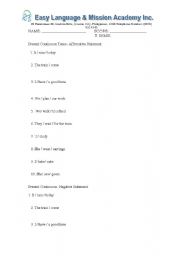 English Worksheet: Present continuous