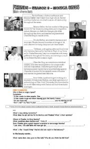 English Worksheet: Friends season 9 episode 1