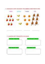 English Worksheet: English test for young learners(worksheet 3)