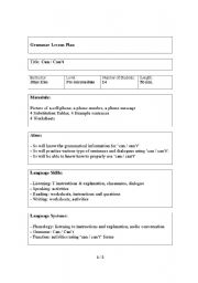 English Worksheet: grammar lesson procedures