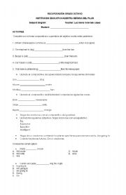 English worksheet: quiz