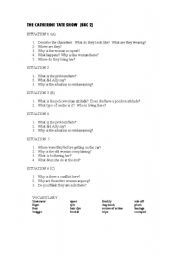 English Worksheet: The Catherine Tate Show