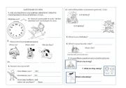 English Worksheet: QUESTION REVIEW