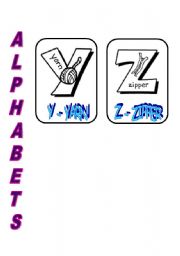 English worksheet: ALPHABETS 7