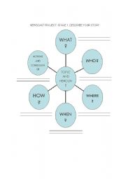 English worksheet: Write a story