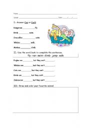 English Worksheet: Animal Homes