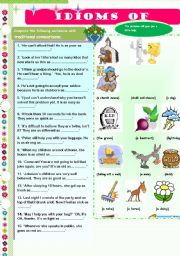 Idioms of comparison. Key included (Editable)