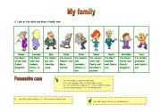 English Worksheet: My family 3 (28.07.09)