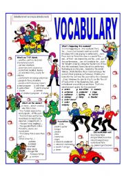 English Worksheet: RECYCLING VOCABULARY - TOPIC: TYPES OF ENTERTAINMENT AND MUSICAL INSTRUMENTS. Elementary and up.