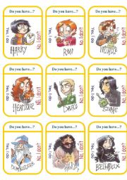 Harry Potter Descriptions Card Games