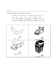 English worksheet: Babebibobu