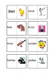 English worksheet: ck loop cards 