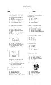 English worksheet: Icfes test